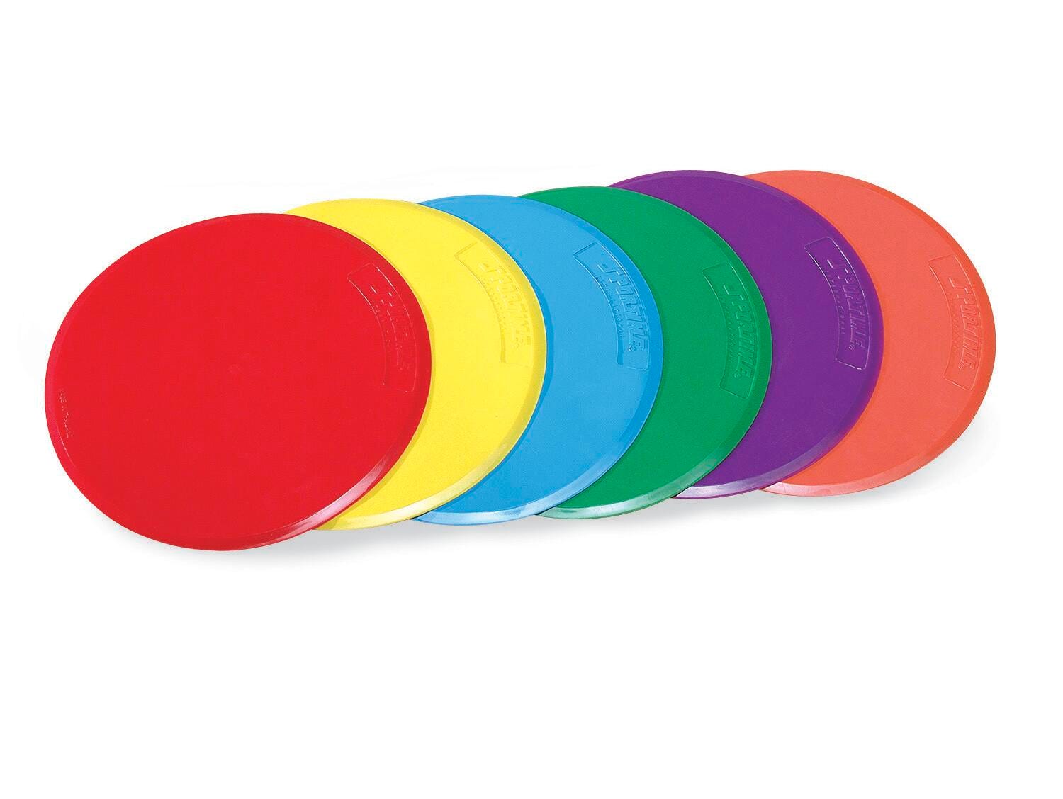 Sportime Spot Markers, 10 Inches, Set of 6 Sportime Spot Markers, 10 Inches, Set of 6